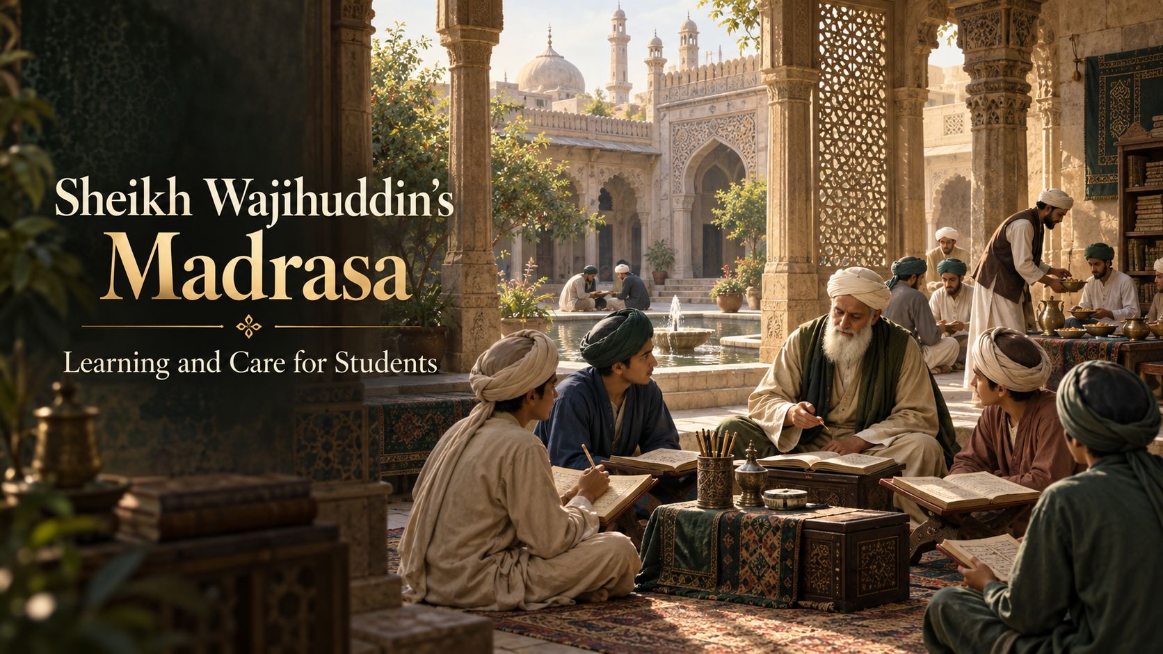 Sheikh Wajihuddin's Madrasa in Ahmedabad: Care for Students