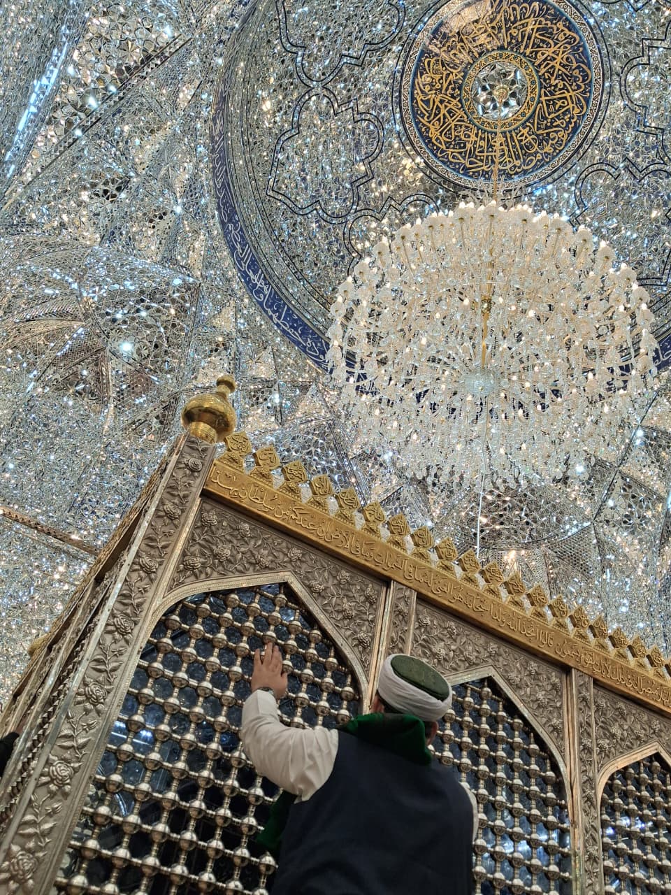 Decorated ceiling of the darbar